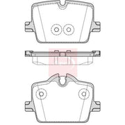 Apec Rear Brake Pad Set fits BMW 2 2022 on