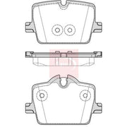 Apec Rear Brake Pad Set PAD2297