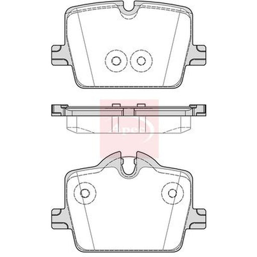 Apec Rear Brake Pad Set fits BMW 2 2022 on