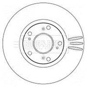 Borg & Beck Front & Rear Brake Discs & Pads fits Honda Civic X 2017-2022 1.0