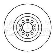 Key Parts Front & Rear Brake Discs & Pads fits VW Golf 1999-2006 1.8 1.9 2.3 2.8