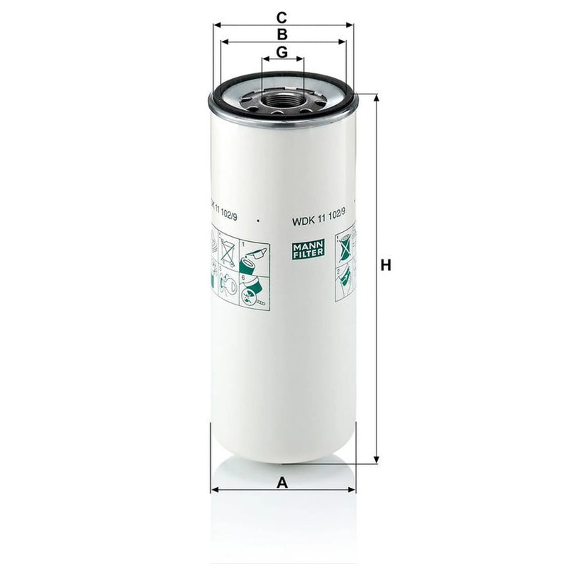 MANN-FILTER Fuel Filter Element