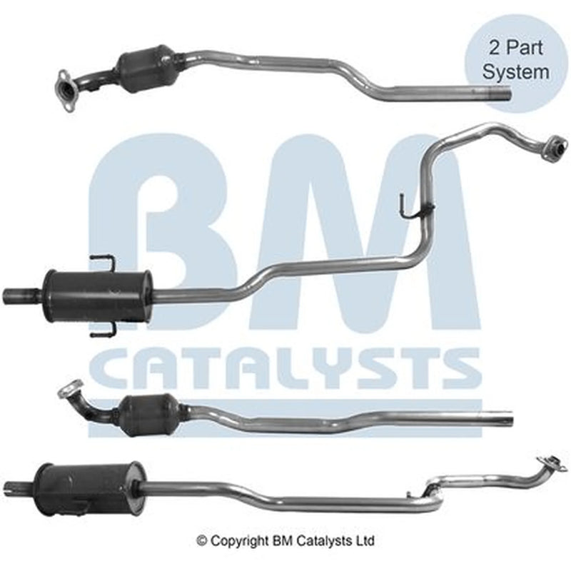 BM Catalysts Homologated Petrol Cat fits Toyota Yaris Hatchback 2014-2020 1.0