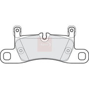 Apec Rear Brake Pad Set fits Porsche Cayenne 2010-2018 3.0 3.6 4.2 4.8