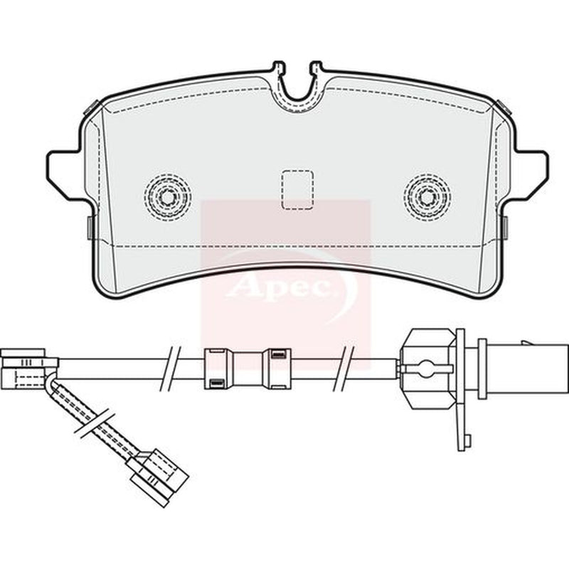 Apec Front & Rear Pads fits Porsche Macan 2014-2018 3.6