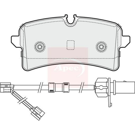 Apec Front & Rear Pads fits Porsche Macan 2014-2018 3.6
