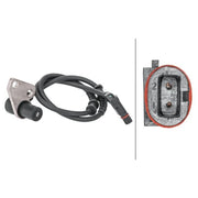 Hella ABS Wheel Speed Sensor Front 6PU 012 806-821