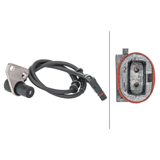 Hella ABS Wheel Speed Sensor Front fits Mercedes-Benz E-Class 1995-2002