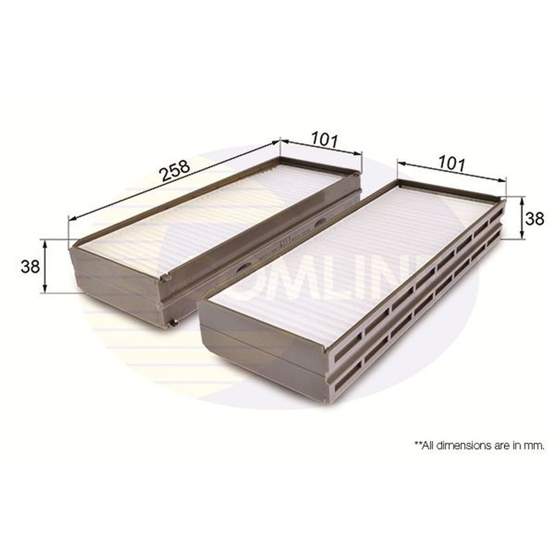 Comline Service Kit with Air, Oil & Cabin Filters fits Hyundai Santa Fé I