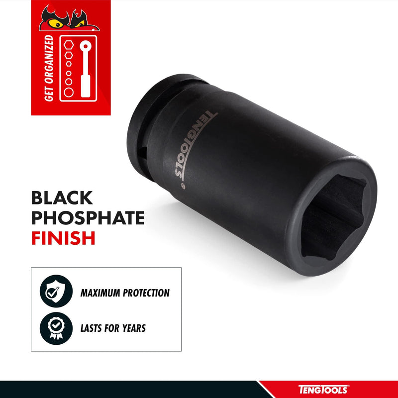 Teng Tools 3/4" Deep Impact Socket DIN AF 1-7/16" Teng Tools - Dynamic Drive