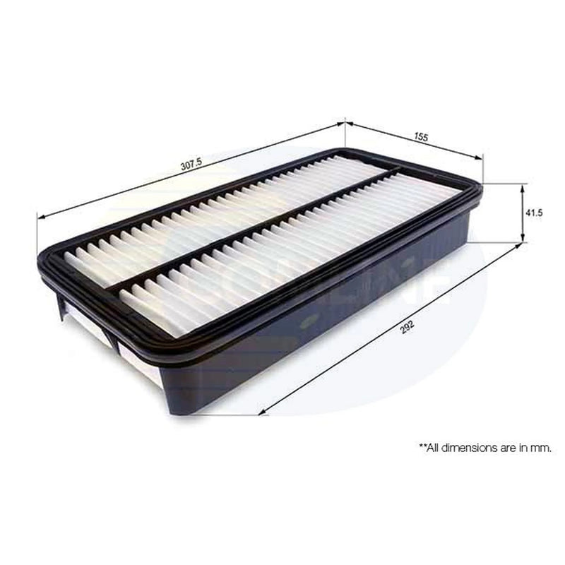 Comline Engine Air Filter fits Toyota Avensis 2002-2003 2.0