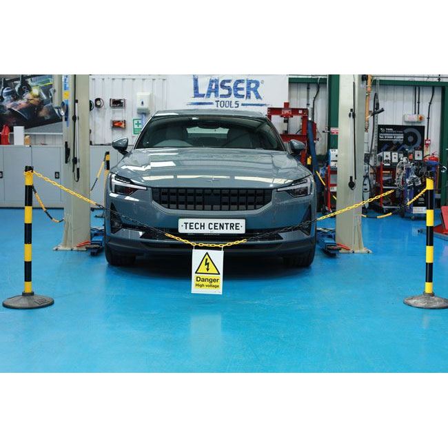 Laser Danger High Voltage Sign 6642 Laser - Dynamic Drive