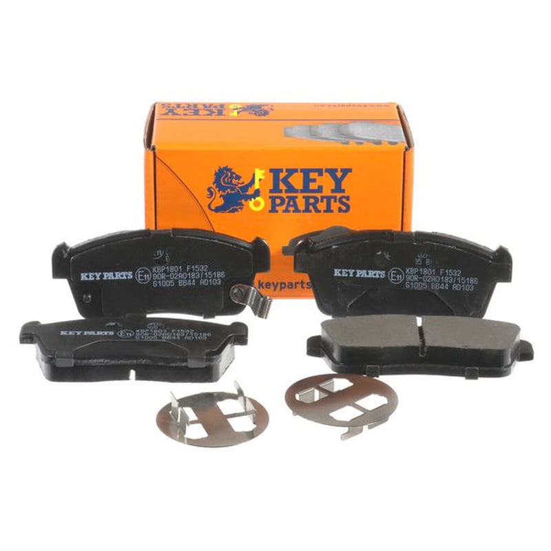 Key Parts 4 x Front Brake Pad Set fits Daihatsu Copen 2003-2012 0.7 1.3