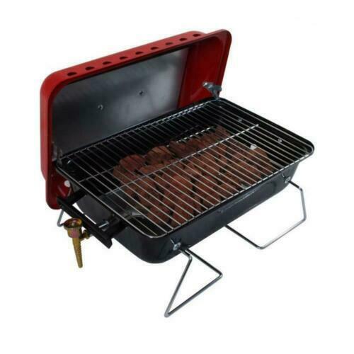 Portable Table Top Gas Barbeque With Lava Rocks Crusader  - Dynamic Drive