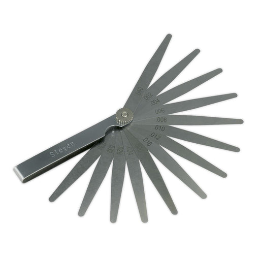 Sealey Feeler Gauge 13 Blade Imperial S0518 Sealey - Dynamic Drive