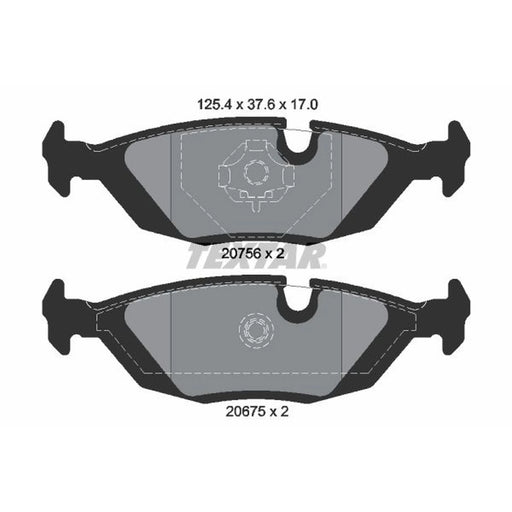 Textar Rear Brake Pad Set 2067502