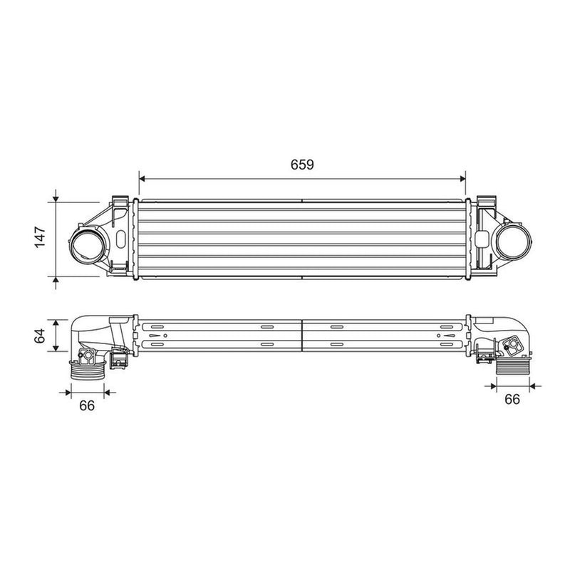 Valeo Intercooler (Charge Air Cooler) 818296