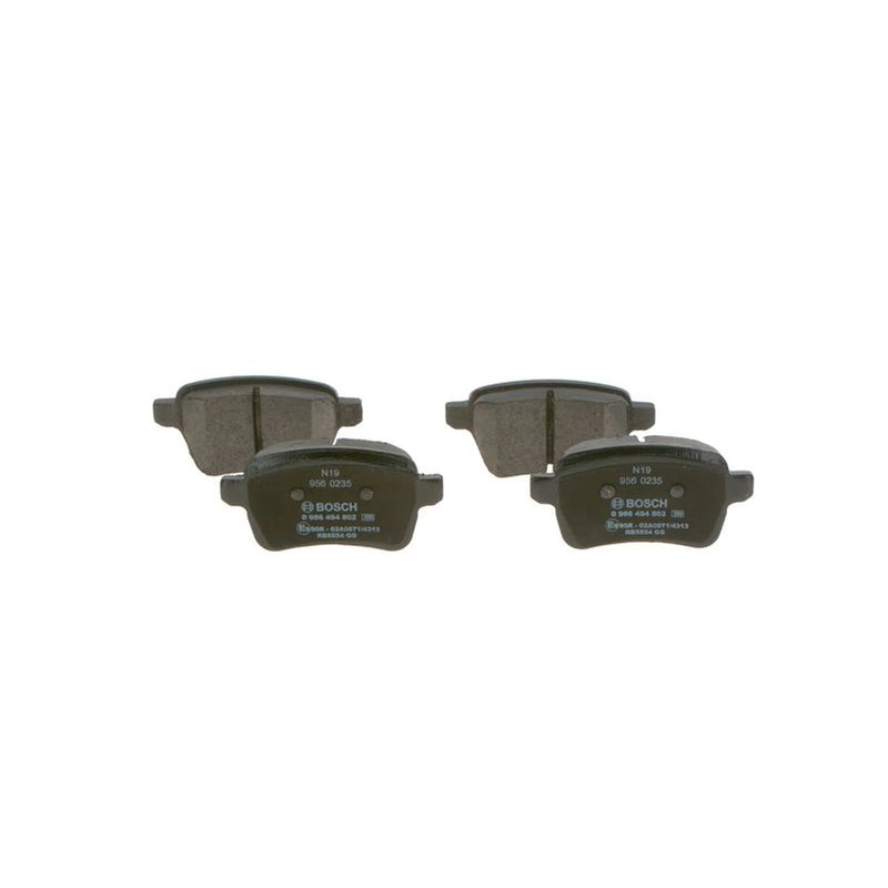 Bosch Front & Rear Pads fits Fiat 500L 2013-2014 1.4 1.6