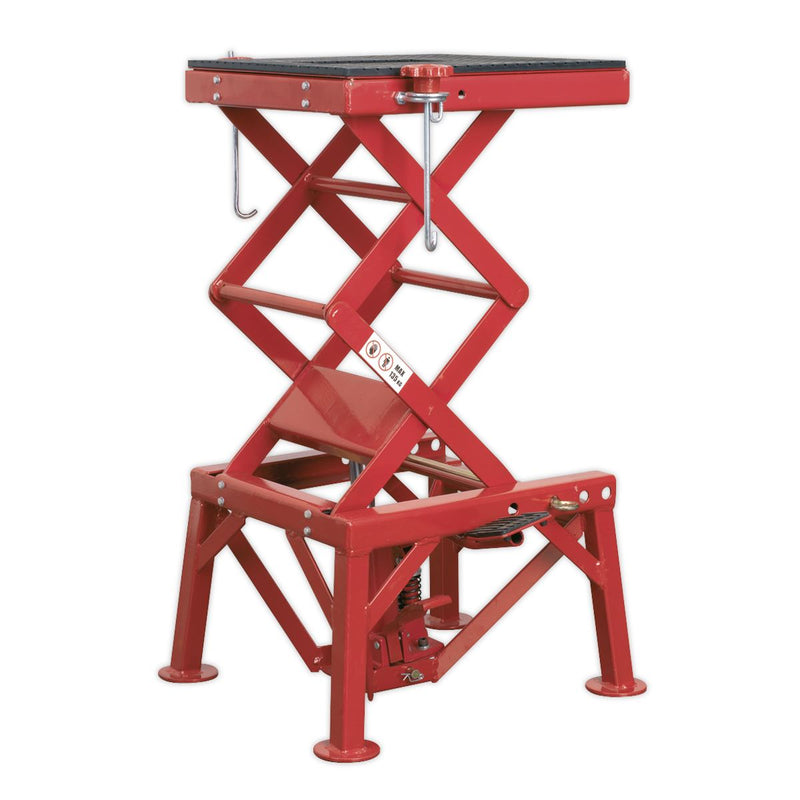 Sealey Hydraulic Motorcycle Lift Off-Road/Trials Bikes 135kg MC135 Sealey - Dynamic Drive