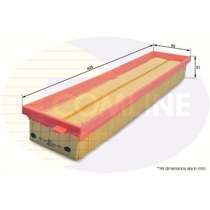 Comline Engine Air Filter fits Citroën Berlingo Box Body/Mpv 2008-2018 1.6