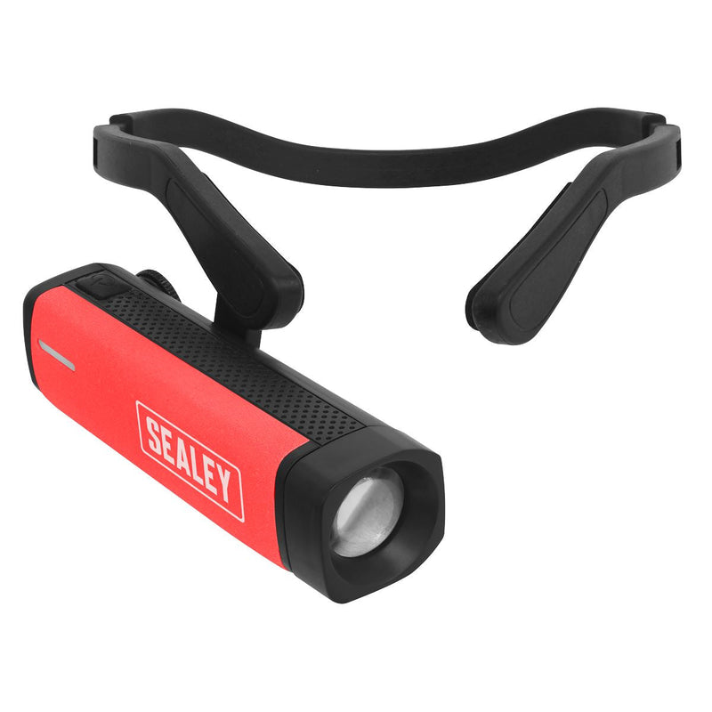 Sealey Side mounting extra bright variable angle rechargeable head torch Sealey - Dynamic Drive