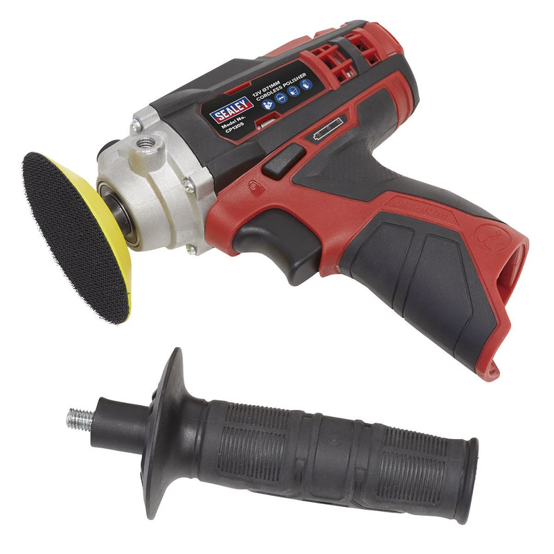Sealey Cordless Polisher71mm 12V SV12 Series Body Only CP1205 Sealey - Dynamic Drive