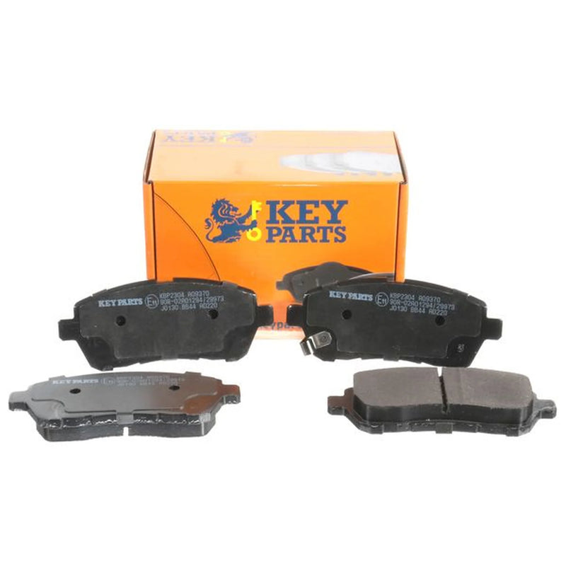 Key Parts Front Brake Pad Set fits Ford Fiesta VI 2008-2018 1.0 1.25 1.4 1.5 1.6