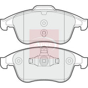Apec Front Brake Pad Set fits Renault Clio IV 2013-2021 1.6