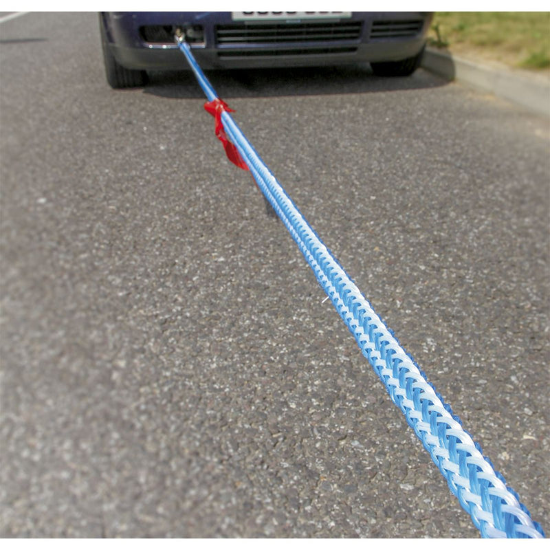 Sealey Tow Rope 2000kg Rolling Load Capacity TH2502 Sealey - Dynamic Drive