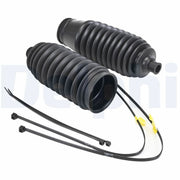 Delphi 2 x Steering Bellow Kit Front fits Opel Agila B 2008-2014 1.0 1.2 1.3