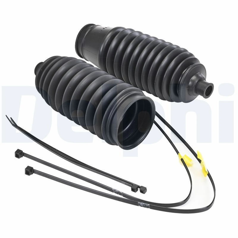 Delphi 2 x Steering Bellow Kit Front fits Opel Agila B 2008-2014 1.0 1.2 1.3