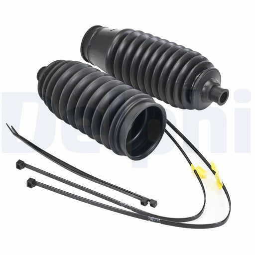 Delphi 2 x Steering Bellow Kit Front fits Opel Agila B 2008-2014 1.0 1.2 1.3