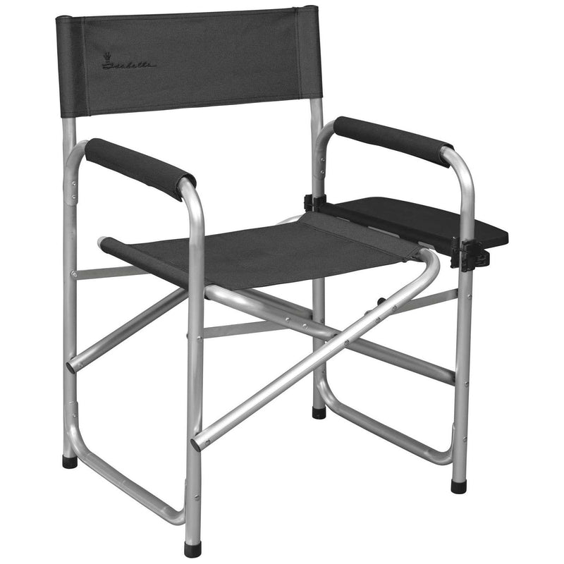 2 Isabella Directors Chair Dark Grey Caravan Garden Camping Isabella  - Dynamic Drive