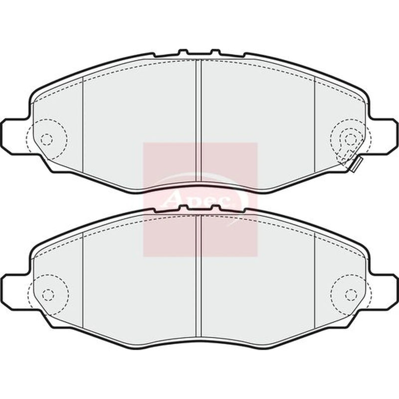 Apec Front Brake Pad Set PAD1599