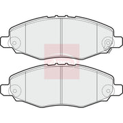 Apec Front Brake Pad Set fits Toyota Hilux Vigo VII Pickup 2005-2015 2.5