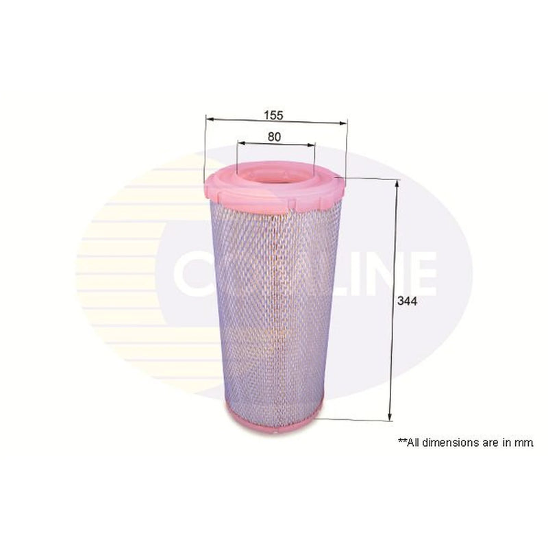 Comline Engine Air Filter fits Iveco Daily I Platform/Chassis 1985-1989