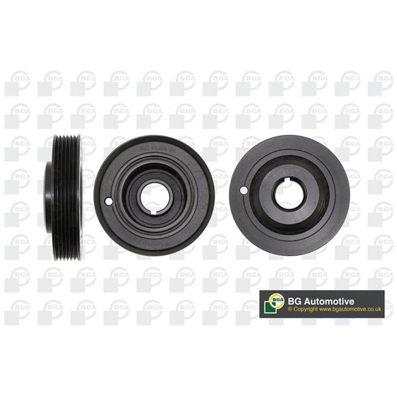 BGA Crank Shaft Belt Pulley fits Citroën Synergie 1998-2000 2.0