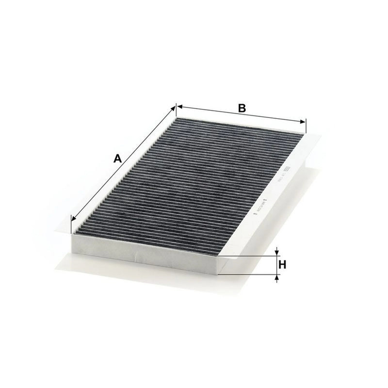 MANN-FILTER Cabin Air Filter (Pollen Filter) Eng.compart. middle CUK 5366