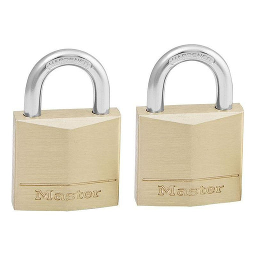 Master Lock Solid Brass 30mm Padlock 4-Pin - Keyed Alike x 2 Master Lock - NN4 Online