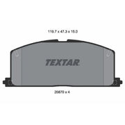 Textar Front Brake Pad Set 2087001