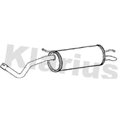 Klarius Box With Tail Pipe Rear fits Seat Ibiza 2009-2015 1.2 1.6