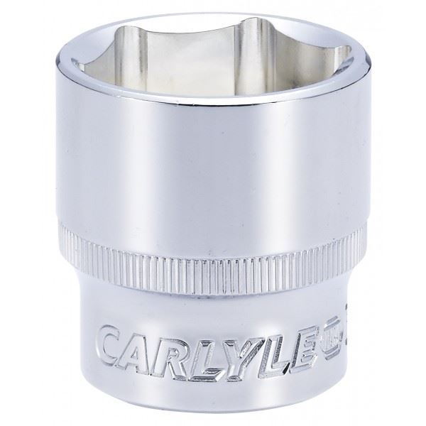 Carlyle Tools Socket - Shallow - Metric Standard - 1/2In. Dr - 30 mm - image 1