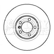 Key Parts Rear Brake Discs & Pads fits Land Rover Range Rover 2002-2012 3.0 4.4