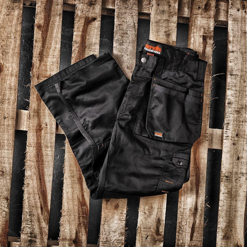 Scruffs Worker Plus Trousers Navy 32R Scruffs - Dynamic Drive