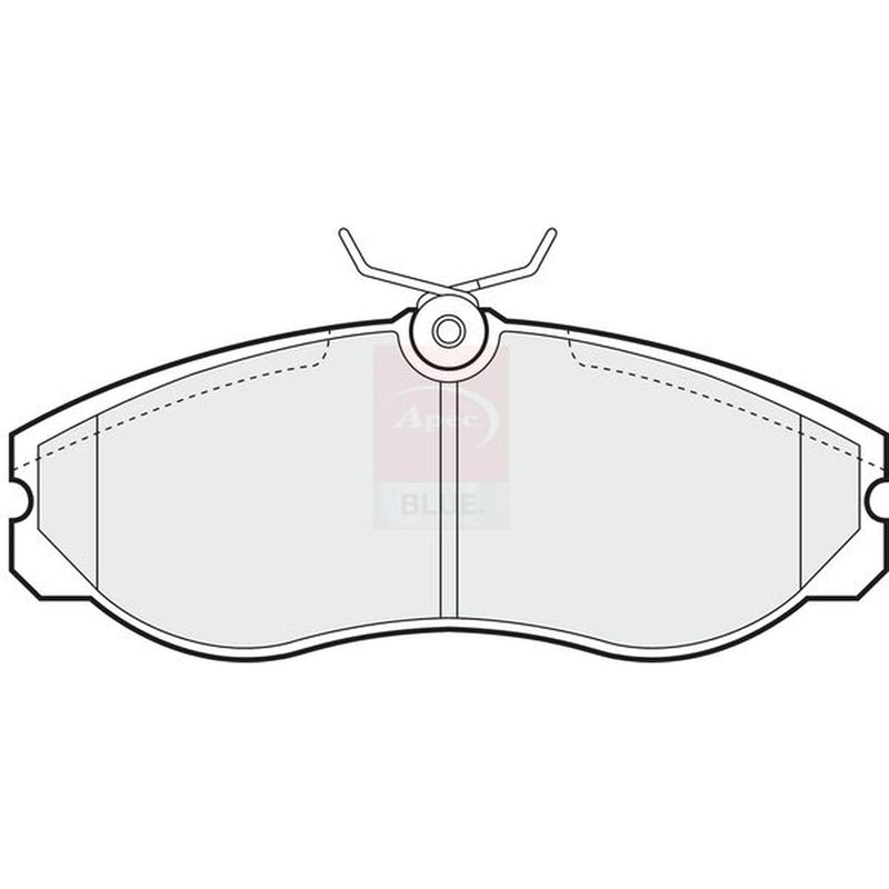 Apec Front Brake Pad Set fits Ford Maverick 1993-1998 2.4 2.7
