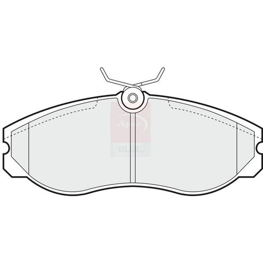 Apec Front Brake Pad Set fits Ford Maverick 1993-1998 2.4 2.7