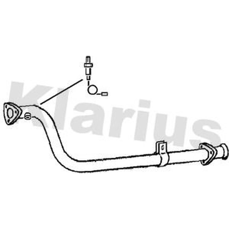 Klarius Exhaust Pipe OD fits Volvo 940 1995-1998 2.3