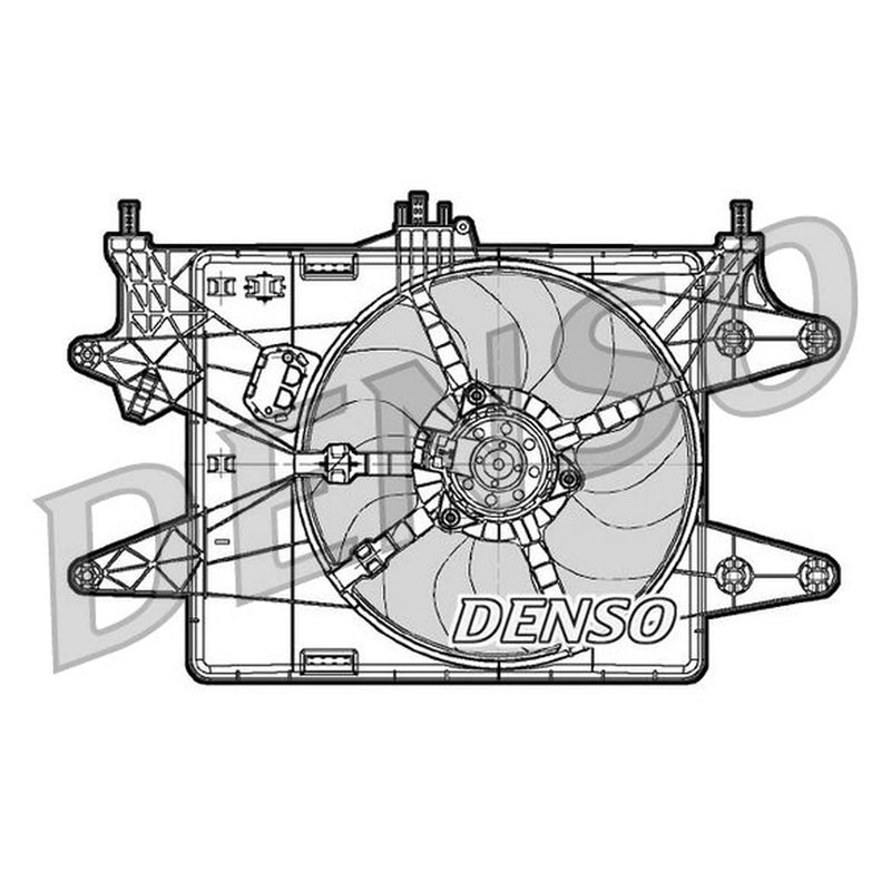 Denso Engine Cooling Fan fits Fiat Doblo 2001-2002 1.6