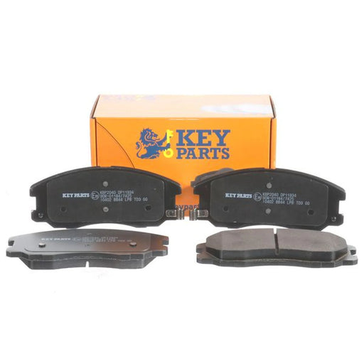 Key Parts 4 x Front Brake Pad Set fits Chevrolet Captiva 2006-2018