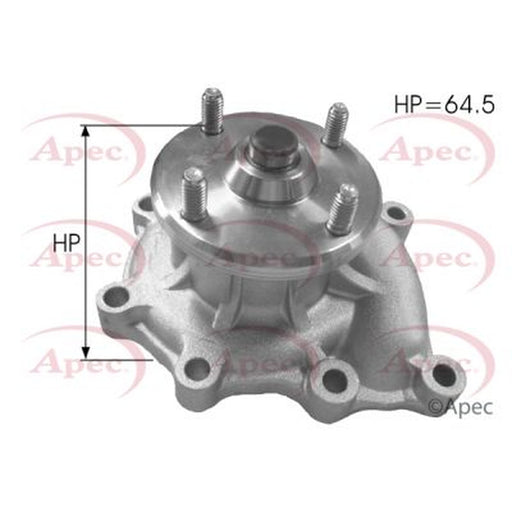 Apec Engine Cooling Water Pump fits Hyundai Terracan 2001-2006 2.9